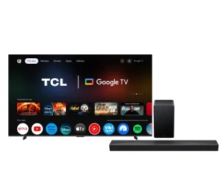 TCL 98P8K 98" QLED 4K 144Hz Google TV Dolby Vision Dolby Atmos HDMI 2.1 DVB-T2 + Soundbar TCL Q65H - Kup na Raty - RRSO 0%