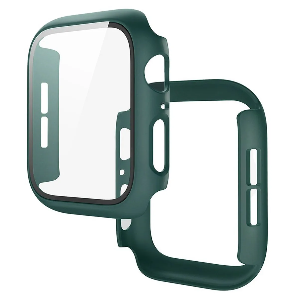 Etui Bizon Case Watch Adamo do Apple Watch SE 3 / SE 2 / SE / 6 / 5 / 4 40mm Matowy ciemnozielony