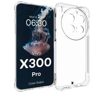Etui Bizon Salpa do Vivo X300 Pro Przezroczysty