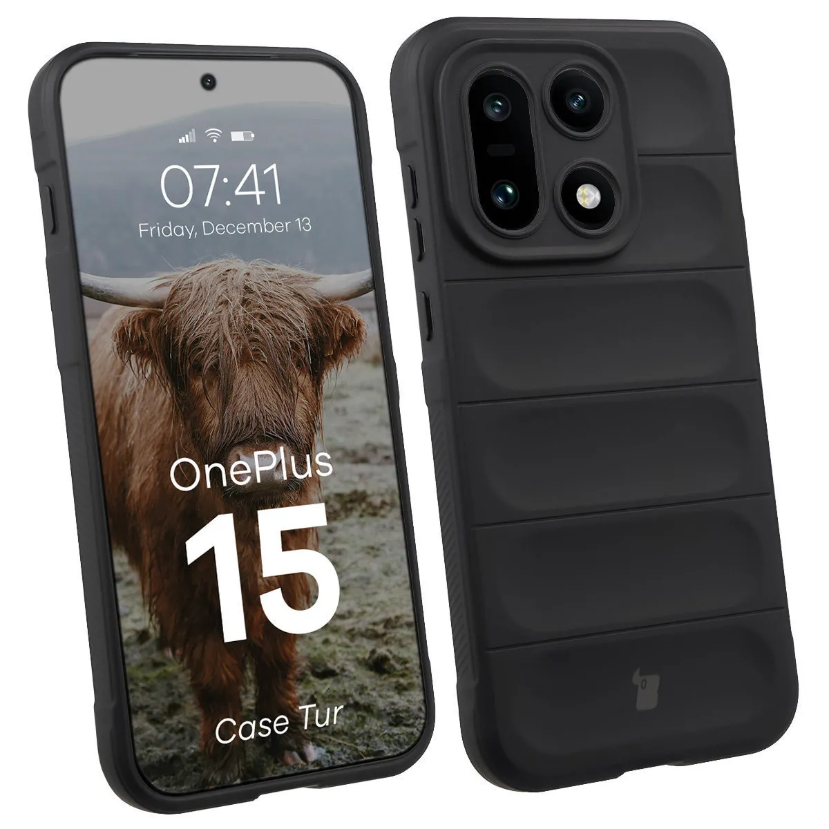 Etui Bizon Tur do OnePlus 15 Czarny