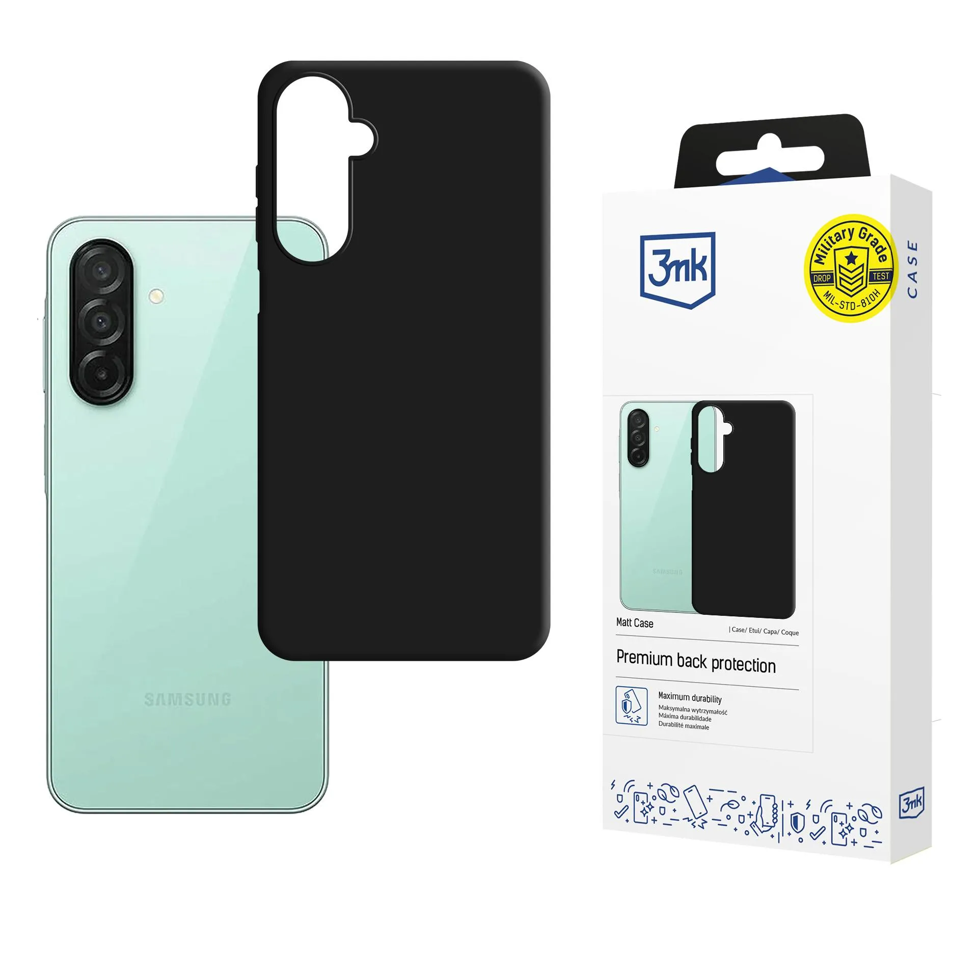 Etui 3mk Matt Case do Galaxy A27 5G Czarny