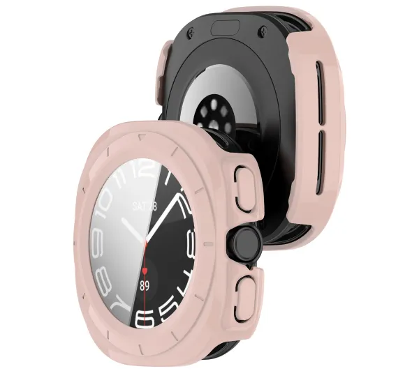 Bizon Case Watch Adamo do Samsung Galaxy Watch Ultra 2 2025 47mm / 1 2024 47mm Różowy