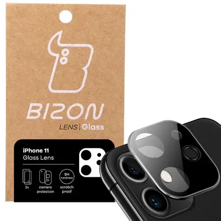 Szkło ochronne Bizon na aparat Silk Lens do iPhone 11