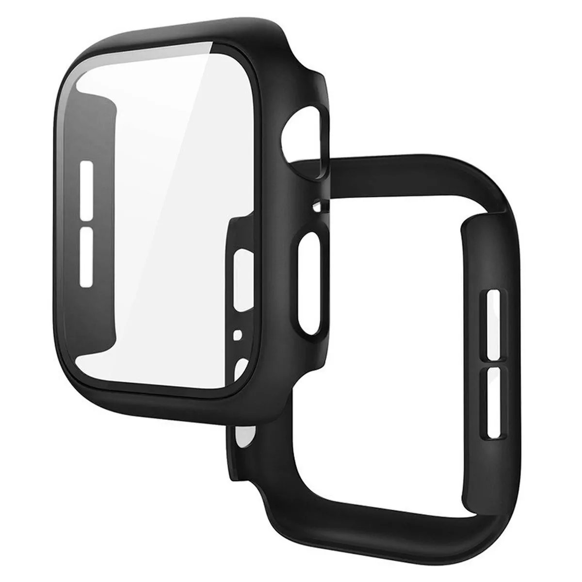 Etui Bizon Case Watch Adamo do Apple Watch SE 3 / SE 2 / SE / 6 / 5 / 4 40mm Matowy czarny