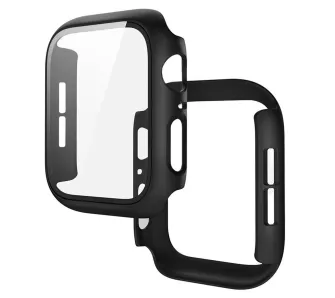 Etui Bizon Case Watch Adamo do Apple Watch SE 3 / SE 2 / SE / 6 / 5 / 4 40mm Matowy czarny
