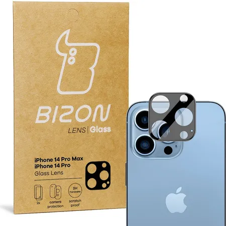 Szkło ochronne Bizon na aparat Silk Lens do iPhone 14 Pro / iPhone 14 Pro Max