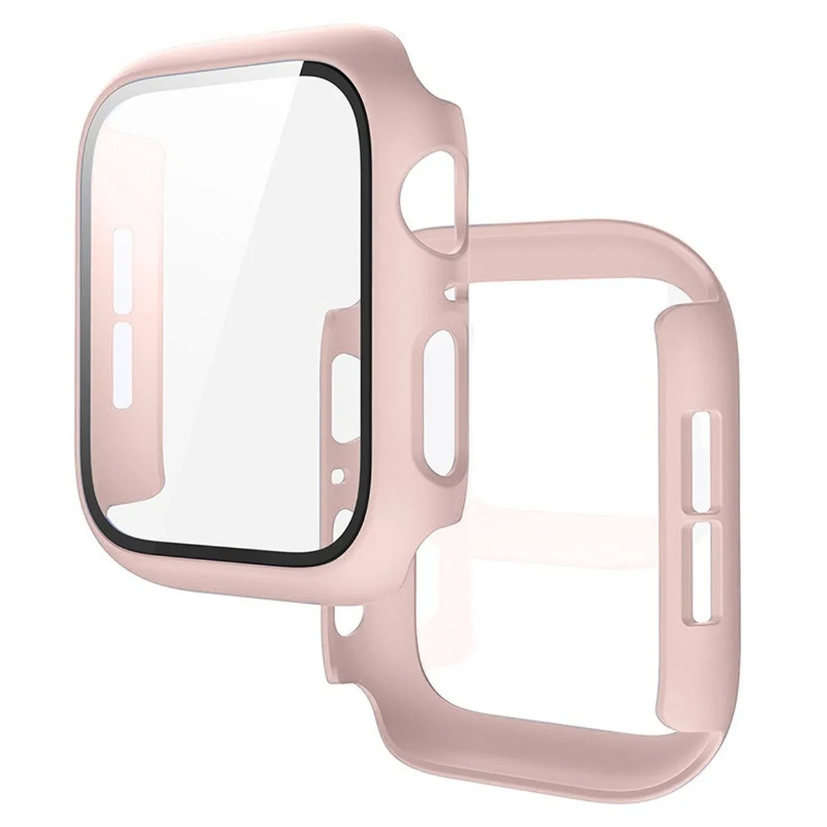 Etui Bizon Case Watch Adamo do Apple Watch SE 3 / SE 2 / SE / 6 / 5 / 4 40mm Matowy różowy