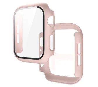 Etui Bizon Case Watch Adamo do Apple Watch SE 3 / SE 2 / SE / 6 / 5 / 4 40mm Matowy różowy