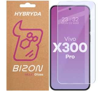 Szkło hybrydowe Bizon Elastyczne Mule do Vivo X300 Pro