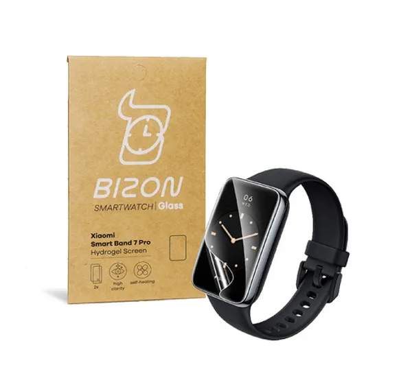 Bizon Glass Watch Hydrogel Duo do Xiaomi Smart Band 7 Pro 2 sztuki