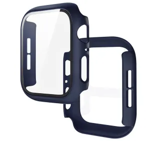 Bizon Case Watch Adamo do Apple Watch SE 3 / SE 2 / SE / 6 / 5 / 4 44mm Matowy granatowy