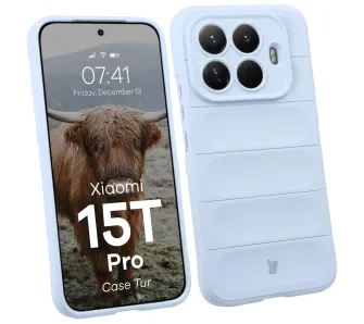 Etui Bizon Tur do Xiaomi 15T Pro Jasnoniebieski
