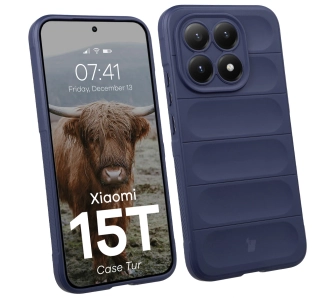 Etui Bizon Tur do Xiaomi 15T Granatowy