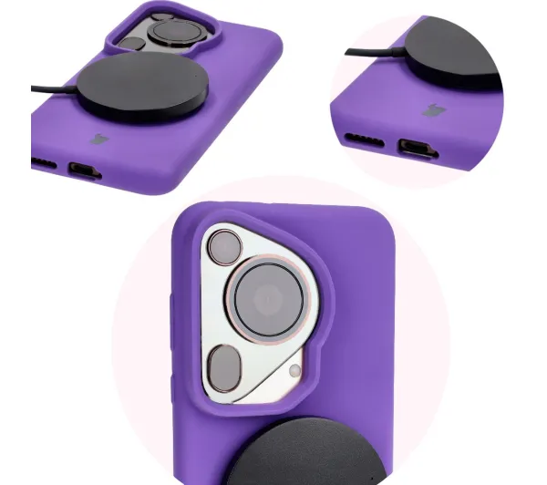 Bizon Bizon Soft Case do Huawei Pura 70 Ultra Fioletowy