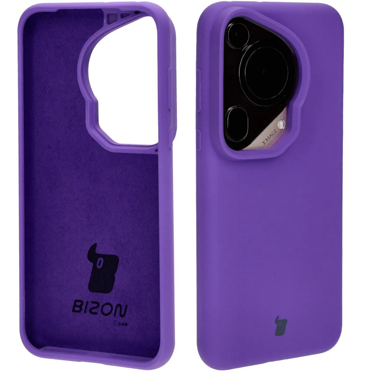 Etui Bizon Bizon Soft Case do Huawei Pura 70 Ultra Fioletowy