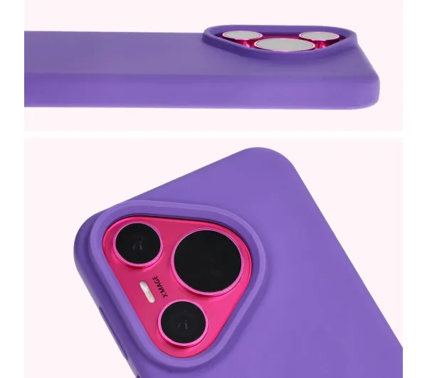 Bizon Bizon Soft Case do Huawei Pura 70 Fioletowy
