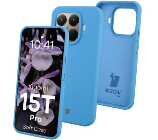 Bizon Soft Case do Xiaomi 15T Pro Niebieski
