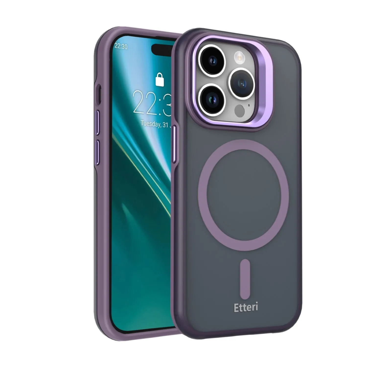 Etui Etteri Morning Fog do iPhone 14 Pro Fioletowy