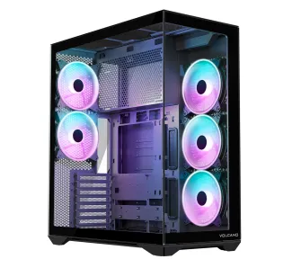 Obudowa MODECOM Volcano Space XL 5F ARGB Czarny