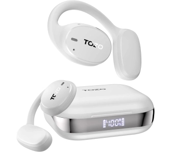 Słuchawki bezprzewodowe Tozo OpenEgo Przewodnictwo powietrzne Bluetooth 5.3 Biały