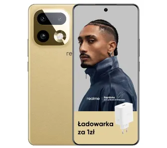Smartfon realme 16 Pro+ 5G 12/512GB 6,8" 144Hz 200Mpix Złoty