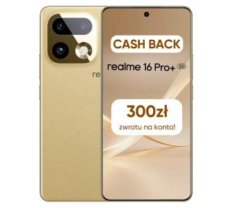 Smartfon realme 16 Pro+ 5G 12/512GB 6,8" 144Hz 200Mpix Złoty