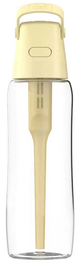 Butelka filtrująca Dafi Solid Glass 0,6l Yellow Butter 1 wkład