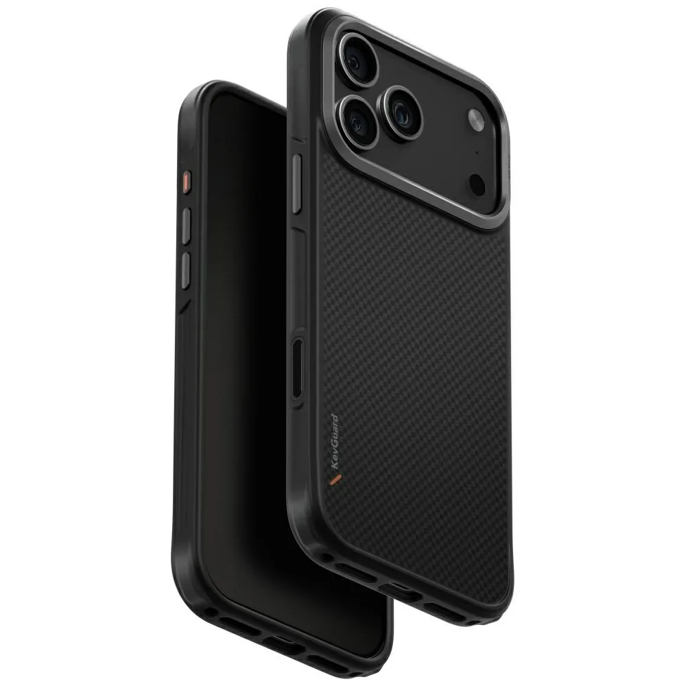 Etui UNIQ Keva do iPhone 17 Pro Max Magclick Charging Czarny