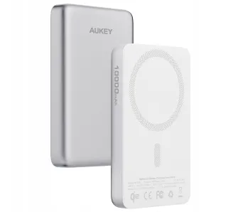 Powerbank Aukey PB-MS08 MagFusion M Qi2 10000mAh  20W Biały