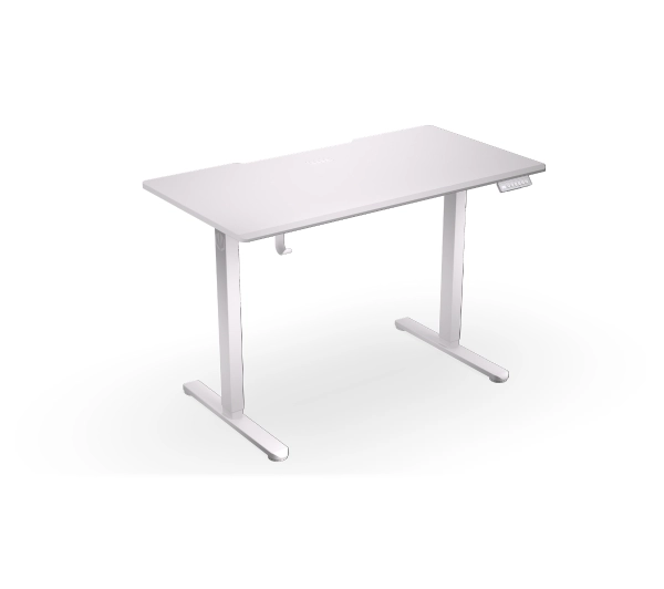 Biurka gamingowe - Endorfy Atlas S Electric Onyx White 114cm Regulacja wysokości Biały