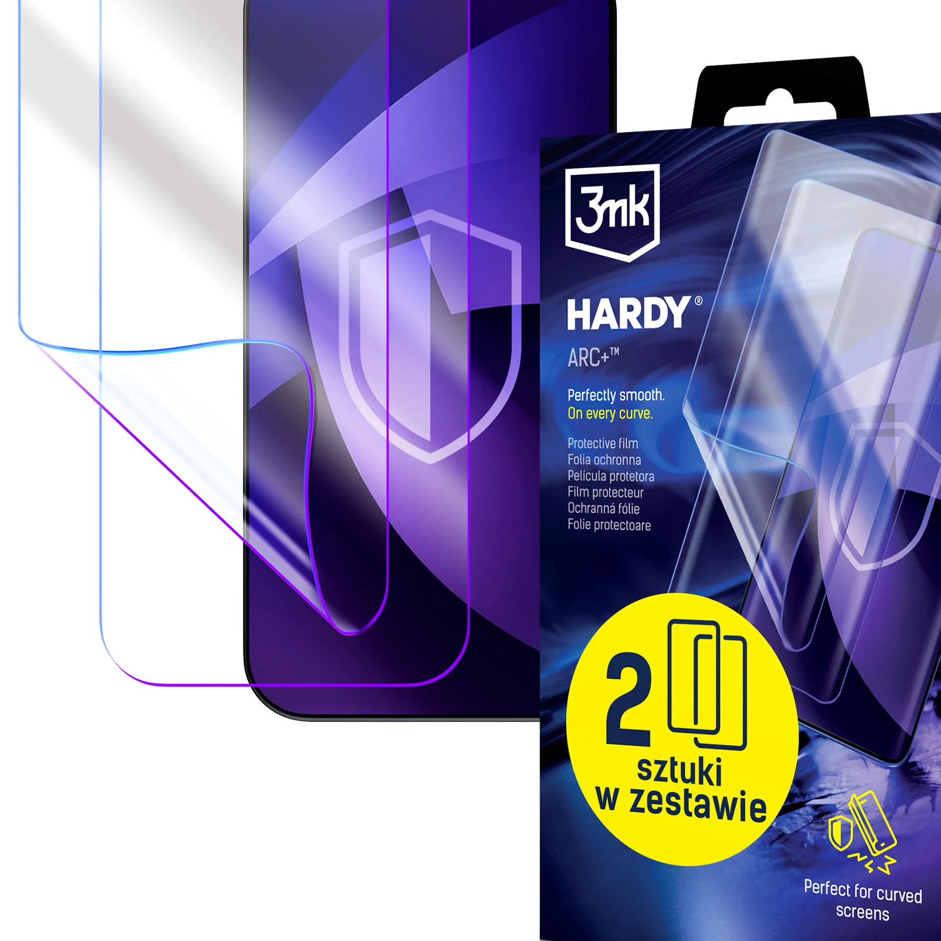 Folia ochronna 3mk Hardy ARC+ do Realme 14 Pro 2 sztuki