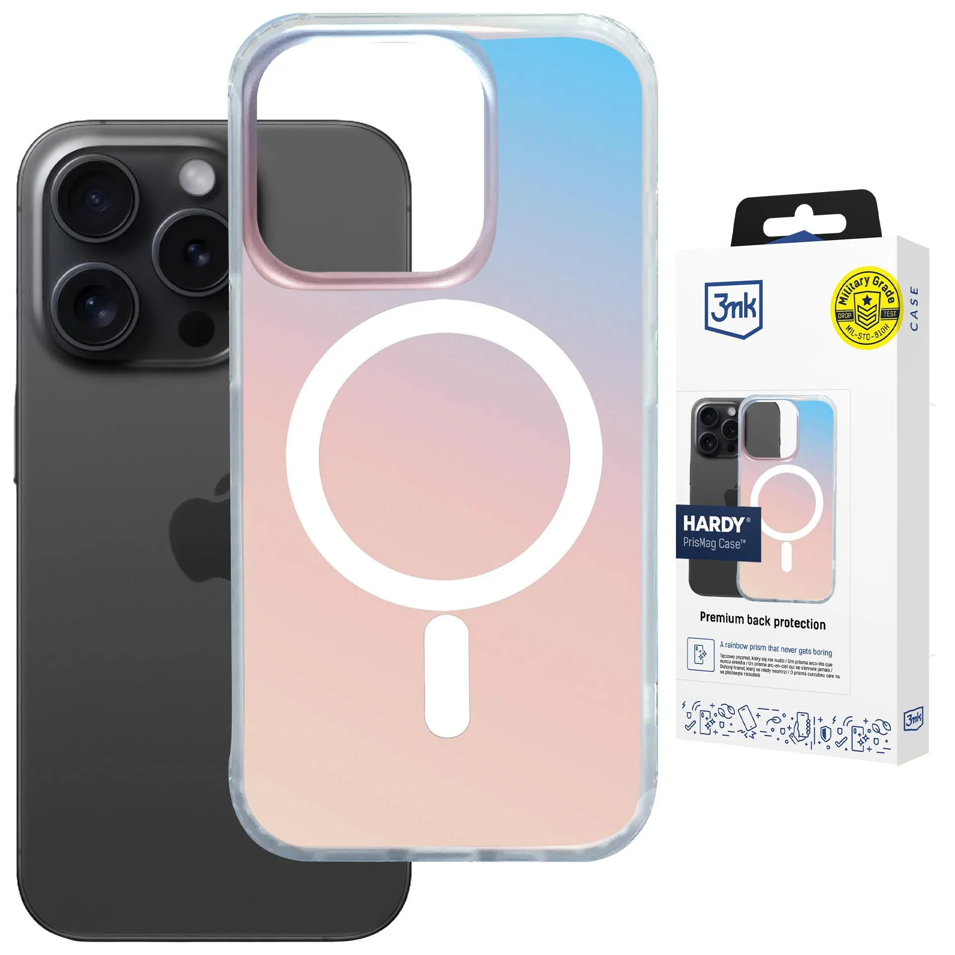 Etui 3mk Hardy PrisMag Case do iPhone 13 Pro Holograficzny