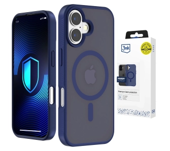 Etui 3mk Hardy Hazy MagCase do iPhone 16 Niebieski