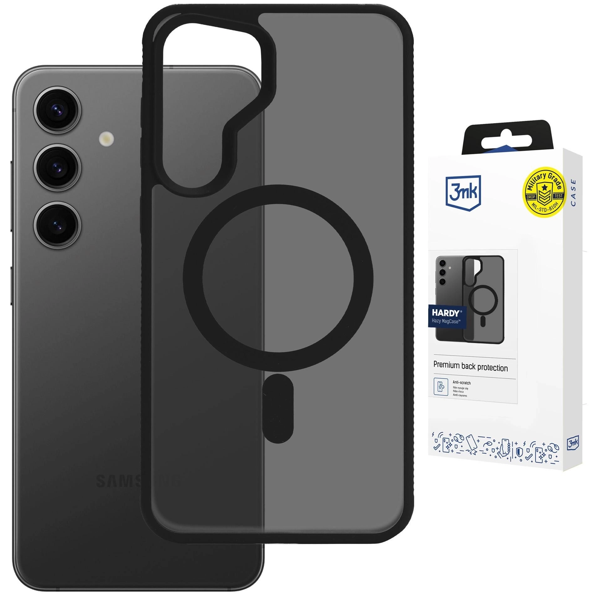 Etui 3mk Hardy Hazy MagCase do Galaxy S24 Czarny