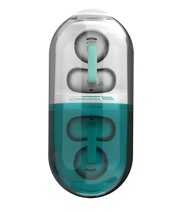Słuchawki bezprzewodowe Moondrop Pill Konstrukcja klipsa Przewodnictwo powietrzne Bluetooth 6.0 Zielony