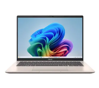 Laptop ASUS Vivobook 14 M1407GA-LY011W 14" Ryzen AI 7 445 16GB RAM 512GB Dysk SSD Win11 Złoty Funkcje AI