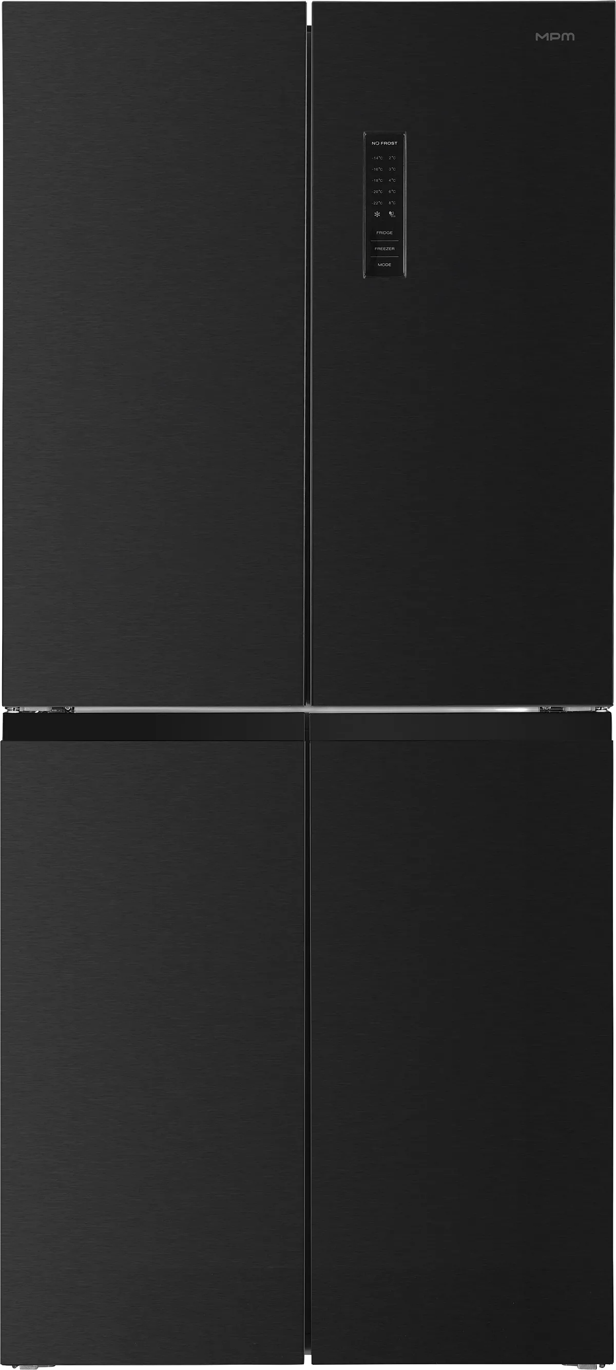 Lodówka MPM 404-SBF-14/D Pełny No Frost 180cm Night Inox