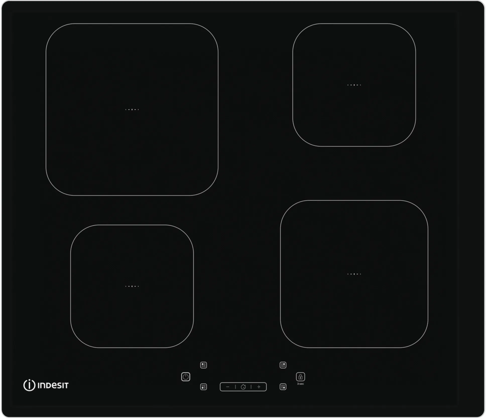 Płyta indukcyjna Indesit IS35Q60NE 59cm Czarny