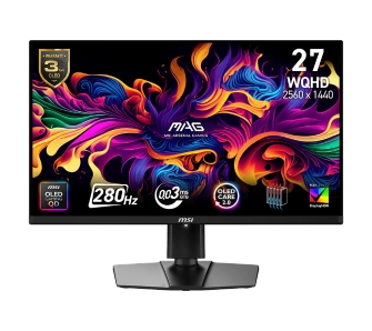 Monitor MSI MAG 271QP QD-OLED X28 26,5" 2K 280Hz 0,03ms Gamingowy
