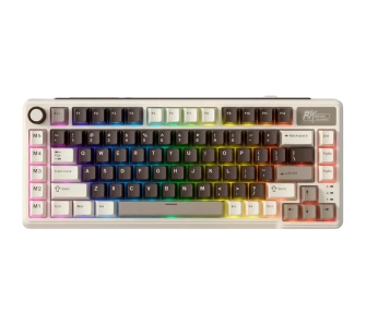 Klawiatura mechaniczna Royal Kludge RK-L75 BG MG Linear Cream Switch Beżowo-Brązowy