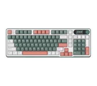 Klawiatura mechaniczna Royal Kludge RK-S98 Camping Green Chartreuse Switch Biało-Zielony