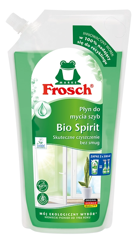 Płyn do mycia szyb Frosch Bio Spirit 1l