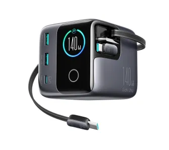 Ładowarka biurkowa Joyroom Podix JR-TRD01 GaN USB-A USB-C 140W Szary