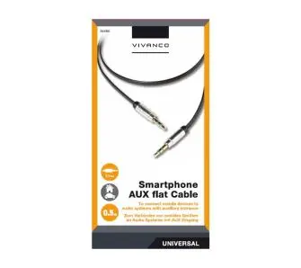Kabel audio-video Vivanco 35486 0,5m Czarny