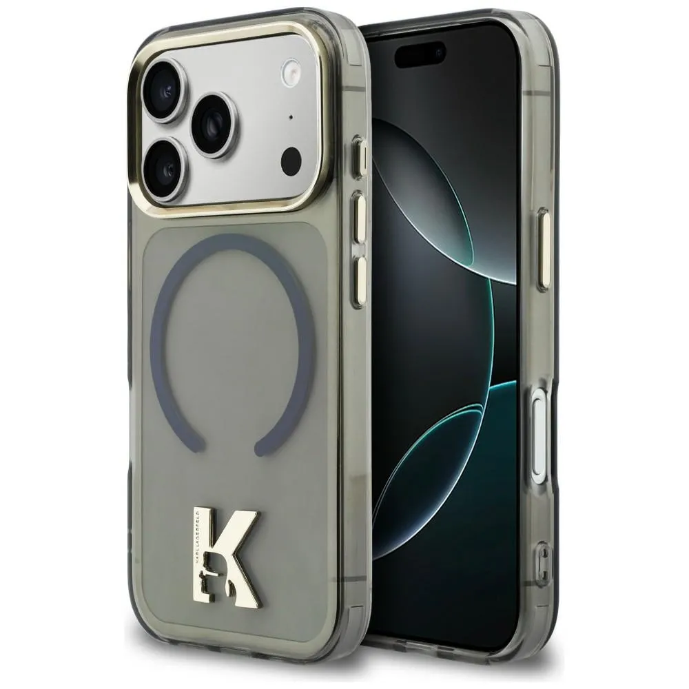 Etui Karl Lagerfeld IML K Head Logo MagSafe do iPhone 17 Pro Czarny