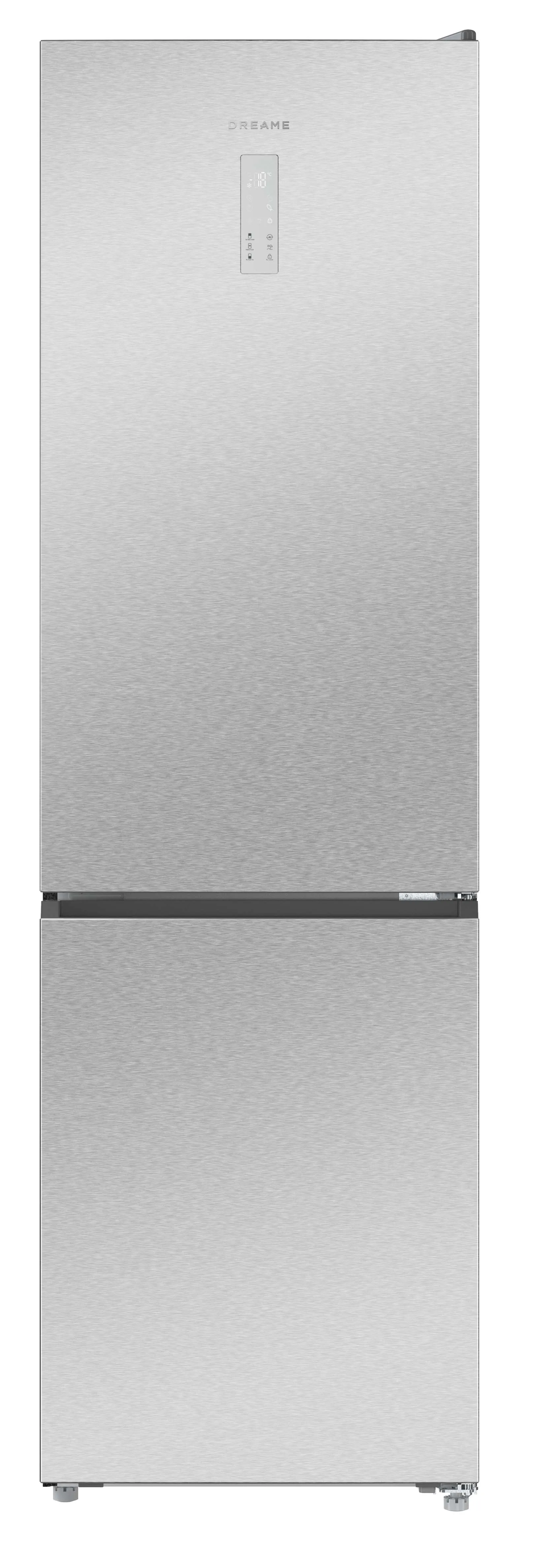 Lodówka Dreame DRB450WMBCEU Pełny No Frost 201cm Komora świeżości Stalowy