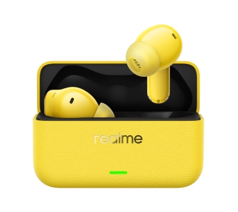 Słuchawki bezprzewodowe realme Buds T500 Pro Dokanałowe Bluetooth 6.1 Żółty