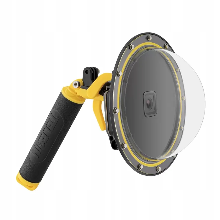 Obudowa podwodna Telesin GP-DMP-T09 do GoPro HERO 9 10 11 12 Czarno-żółty