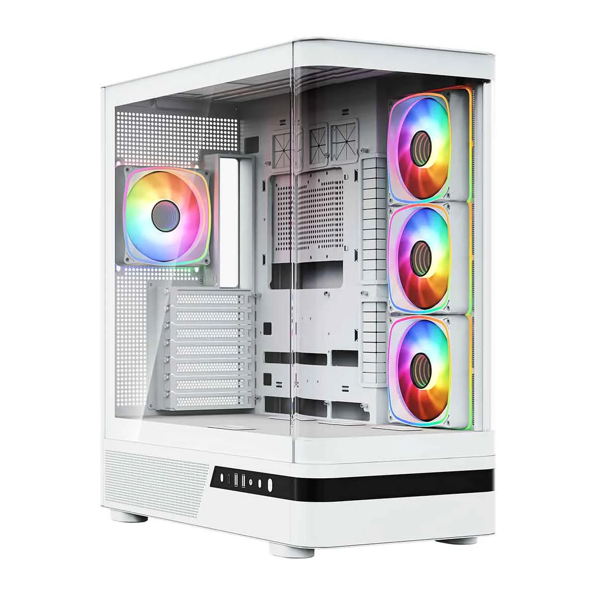 Obudowa MODECOM Volcano AQ100 ARGB Biały