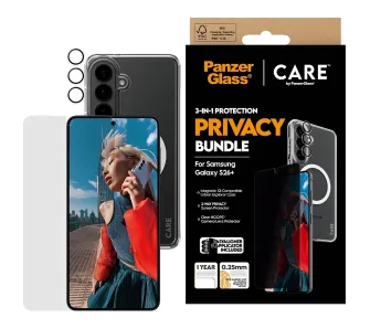 Zestaw ochronny PanzerGlass Privacy 3w1 Etui+Szkło+Lens do Galaxy S26+